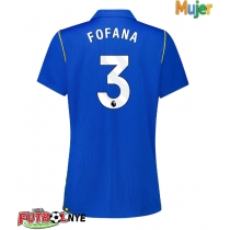 Camiseta Chelsea Wesley Fofana #3 Primera Equipación para mujer 2026-27 manga corta